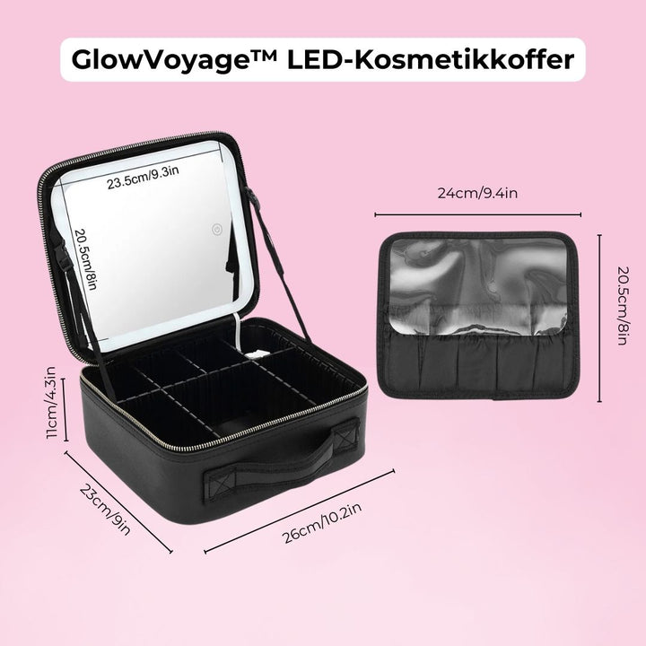 GlowVoyage™ LED-Kosmetikkoffer