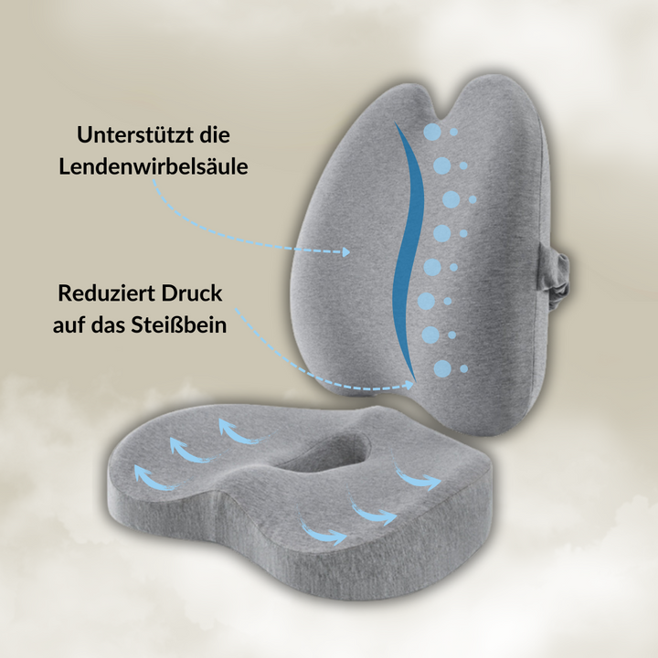 KomfortPlus Sitz- und Rückenkissen