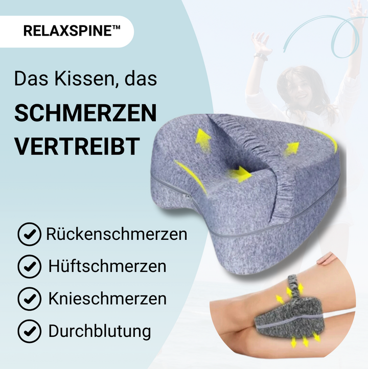 RelaxSpine™ Kissen | lindert Rücken-, Hüftschmerzen